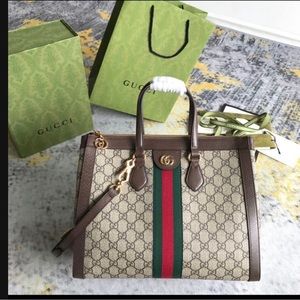 Gucci OPHIDIA GG MEDIUM TOTE BAG